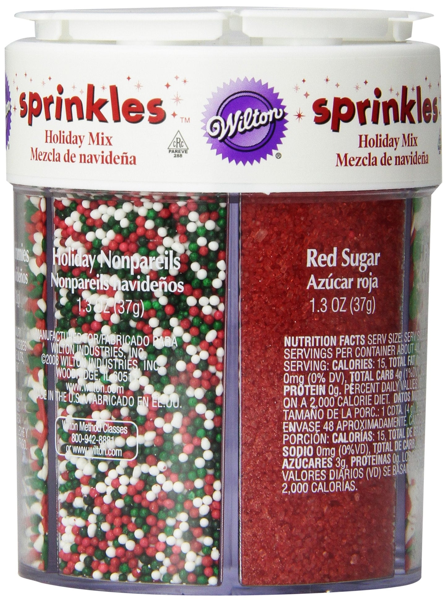 Wilton Holiday Sprinkles Assortment, 6.8 oz.