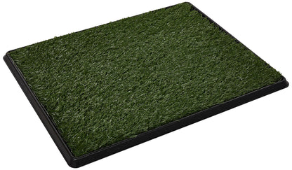 Artificial Grass Puppy Pee Pad for Dogs and Small Pets - 20x25 Reusable 3-Layer Potty Training Pad with Tray - Dog House and Pet Supplies by PETMAKER