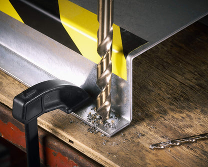 BOSCH CO14B 14-Piece Assorted Set with Included Case - Cobalt M42 Metal Drill Bits with Three-Flat Shank for Drilling Applications in Stainless Steel, Cast Iron, Titanium, and Light-Gauge Metal