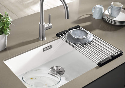 BLANCO 238483 Folding Grid as a Drainer for The Kitchen Sink, Foldable Grid for The Sink in The Kitchen, 440 mm Width