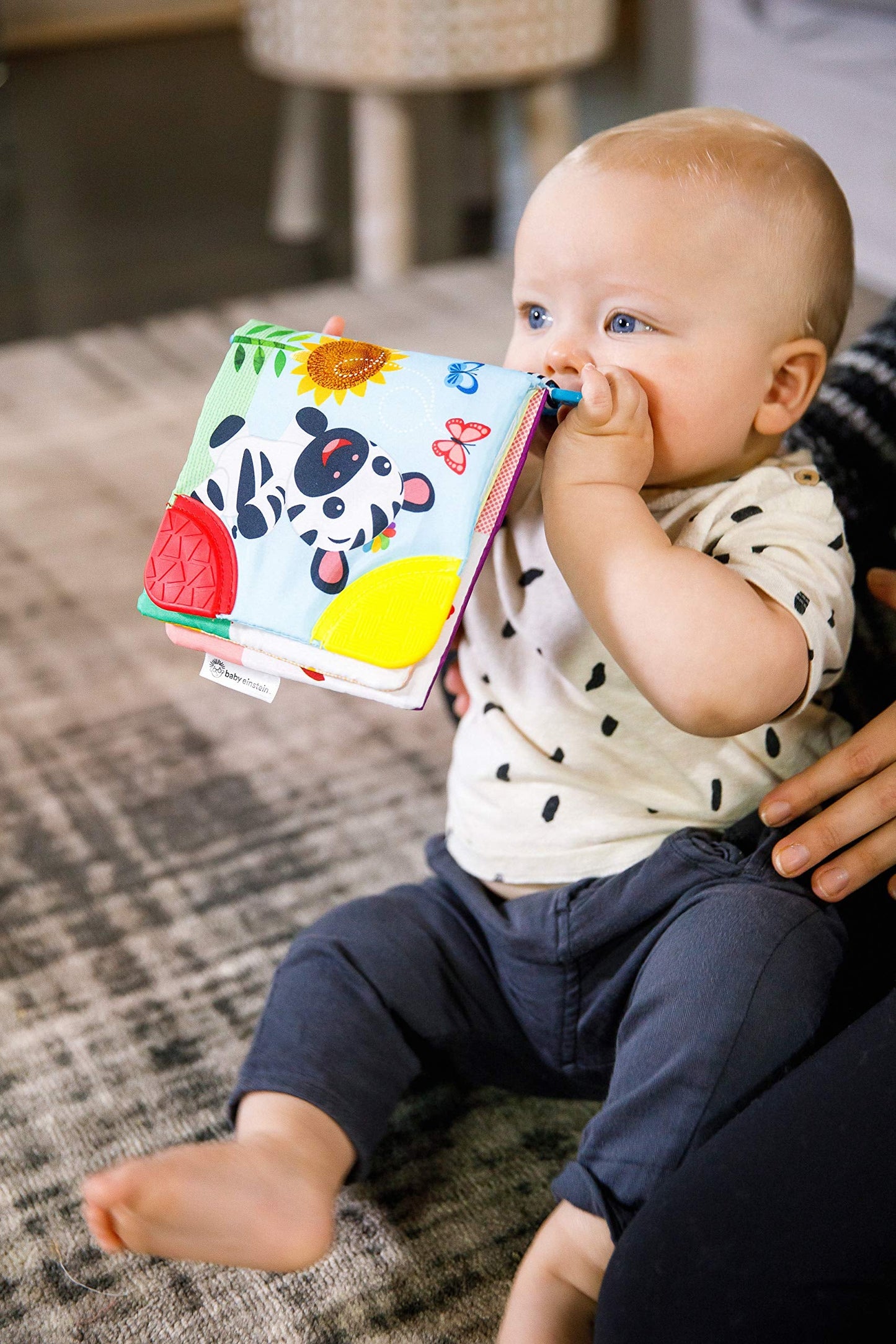 Baby Einstein Curious Explorers Teether Book Take-Along Toy, Ages Newborn +, Multicolored