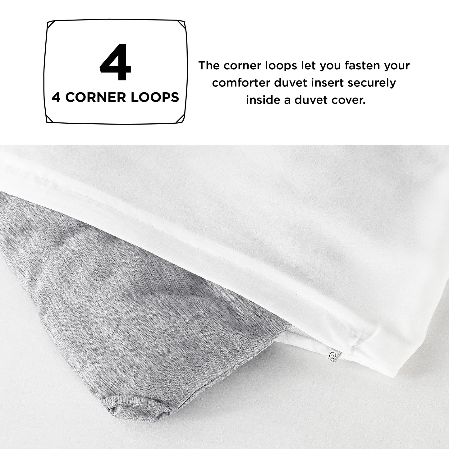 Bedsure Twin/Twin XL Comforter Set - Grey Soft Bedding for All Seasons, Cationic Dyed Bed Set, 2 Pieces, 1 Twin Size Comforter (68"x88") and 1 Pillow Sham (20"x26"+2")