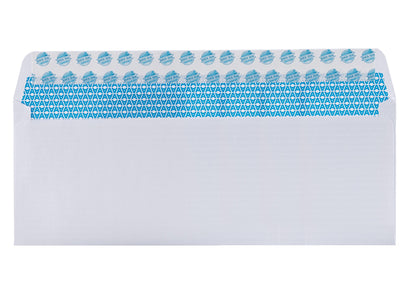 Aimoh #10 Security Self Seal Envelopes – 100 Qty |No Window, EnveGuard, 4⅛ x 9½", White, 24 LB, 100 Count (34100)