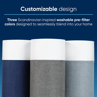 BLUEAIR Air Purifiers for Bedroom Small Room Air Purifiers for Home Air Purifiers for Pets Allergies Air Cleaner, HEPASilent Virus Air Purifier for Dust Baby Air Purifier for Nursery Blue Pure 511