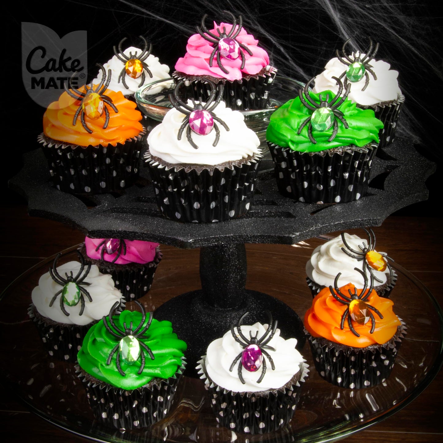 Cake Mate Halloween Sprinkles for Desserts - Black, Orange and Green Sprinkle Blend, 26oz Bottle with Easy Pour Lid, Great for Baking or Decorating Cookies, Icecream, Brownies and more