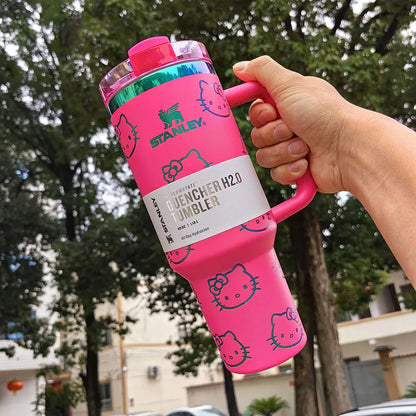 Black Stanley Quencher H2.0 Tumbler – 40 oz Travel Cup